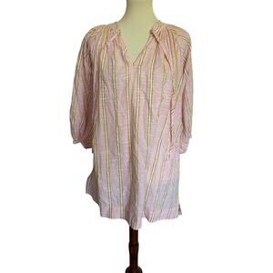 Daughters of India Poet Mini Dress - Pink Sorbet